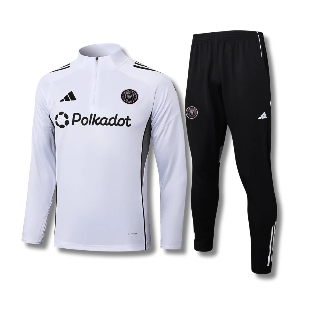 Inter Miami White Tracksuit - front view