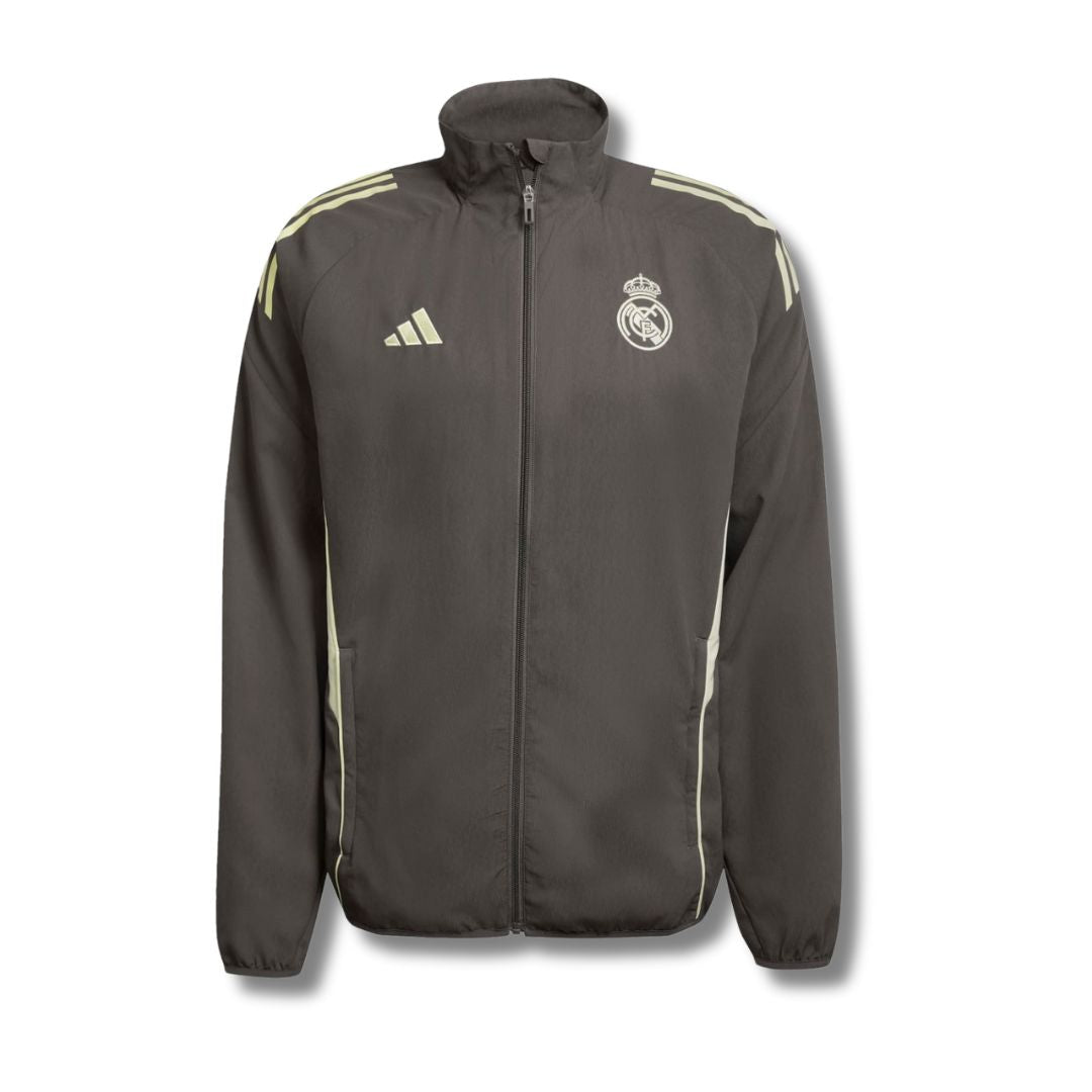 Real Madrid Grey Windbreaker - front view