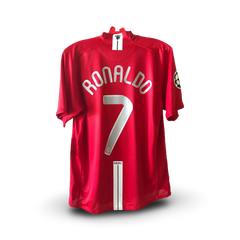 Manchester United 2007/08 - Home - back view