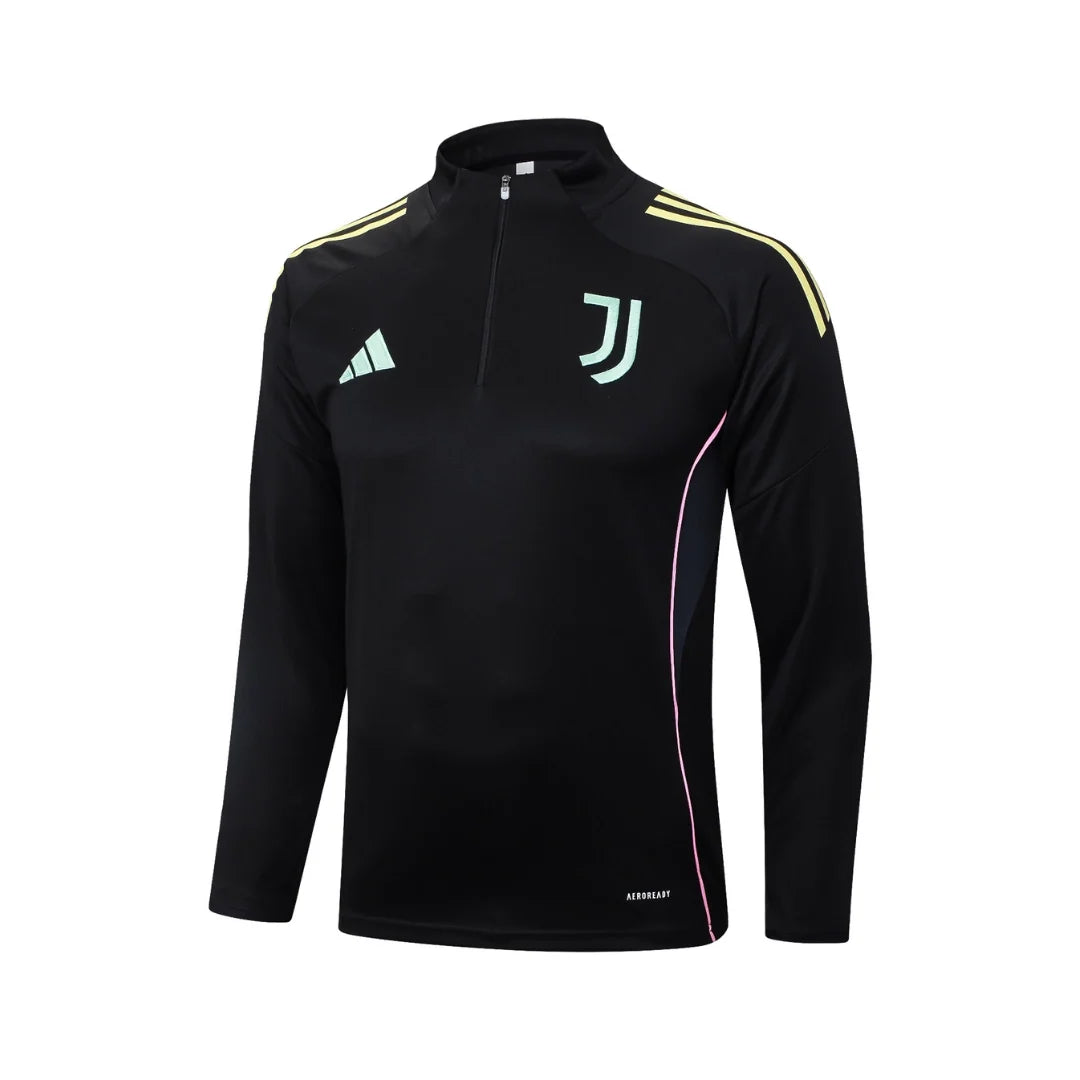 Juventus Black Tracksuit - back view