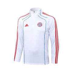 Bayern White/Red Tracksuit - back view
