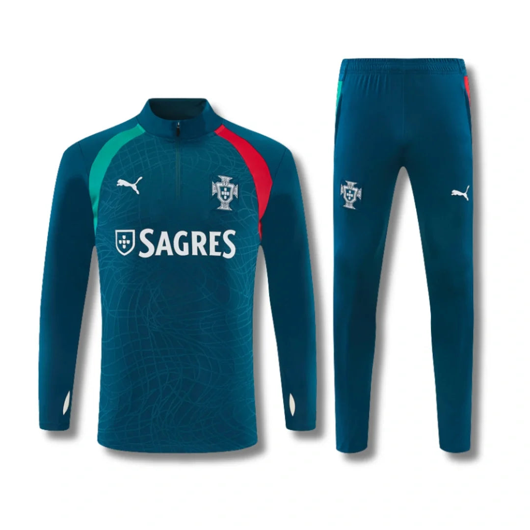 Portugal Navy Tracksuit 26/27 - front view