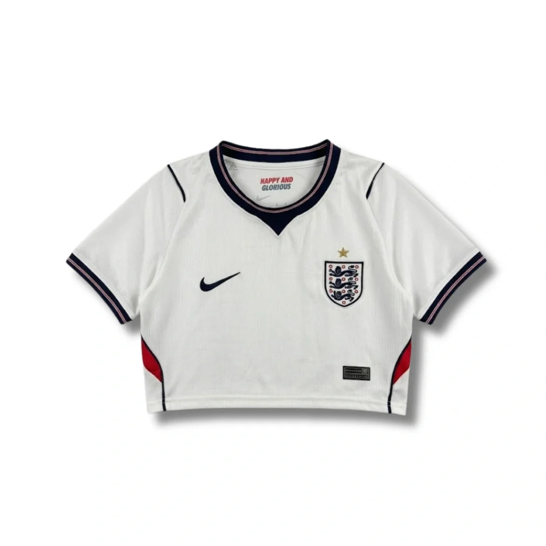 England Women WC Crop Top - Home - front view