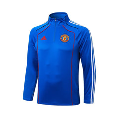 Manchester United Blue Tracksuit - back view