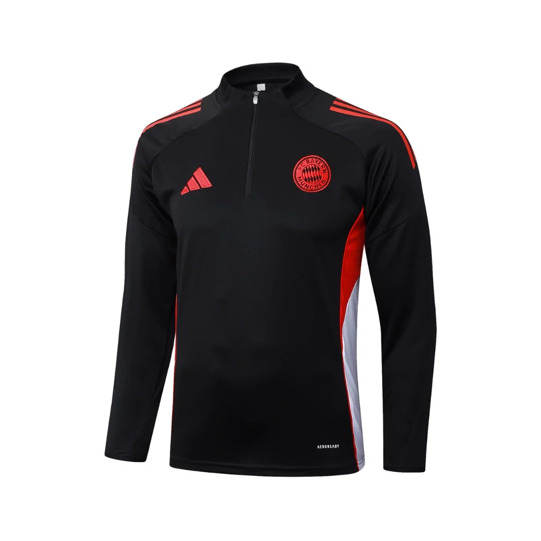 Bayern Black/Red Tracksuit - back view