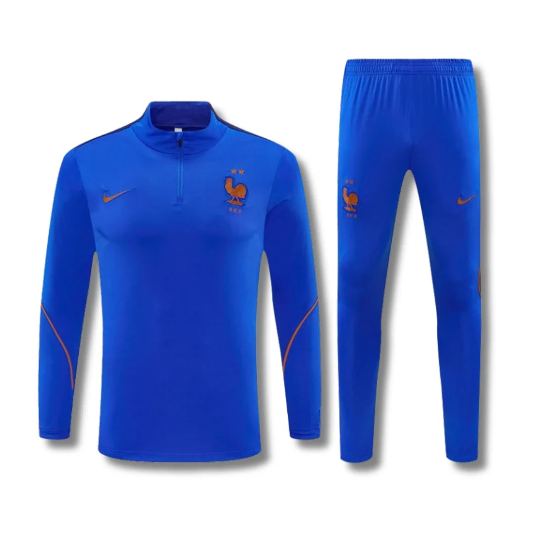 France Blue Tracksuit 26/27 - front view