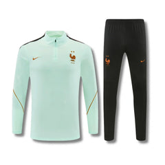 France Lime Tracksuit 26/27 - front view