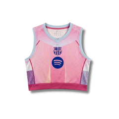 Barcelona Pink Women 2026 Crop Top - Special - front view
