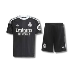 Real Madrid Goalkeeper 25/26 Black - Kids - front view
