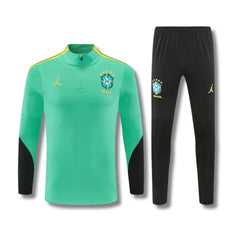 Brazil Lime Tracksuit 26/27 - front view