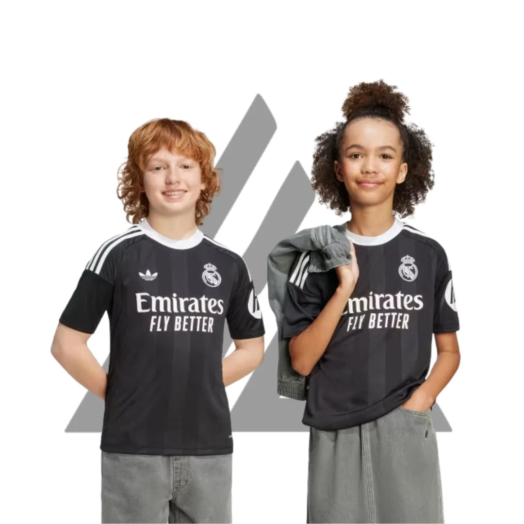Real Madrid Goalkeeper 25/26 Black - Kids - back view