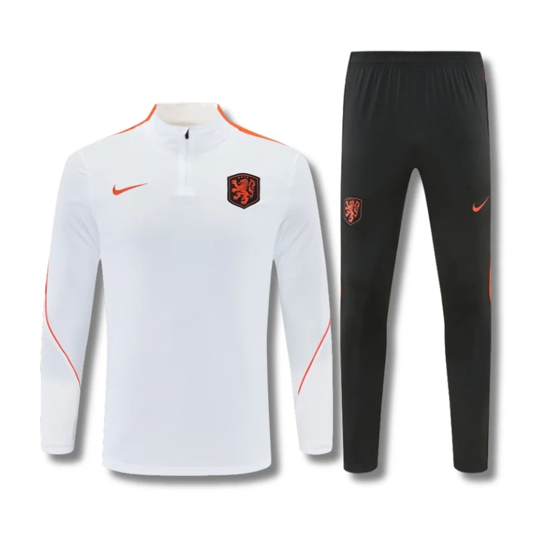 Netherlands White Tracksuit 26/27 - front view