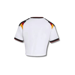 Germany Women WC Crop Top - Home - back view