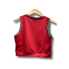 Man United Women 25/26 Crop Top - Home - back view