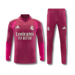 Real Madrid Pink Tracksuit 26/27 - front view