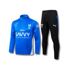 Al Hilal Blue Tracksuit - front view
