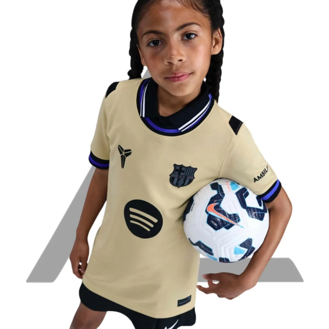 FC Barcelona Away 25/26 - Kids - back view