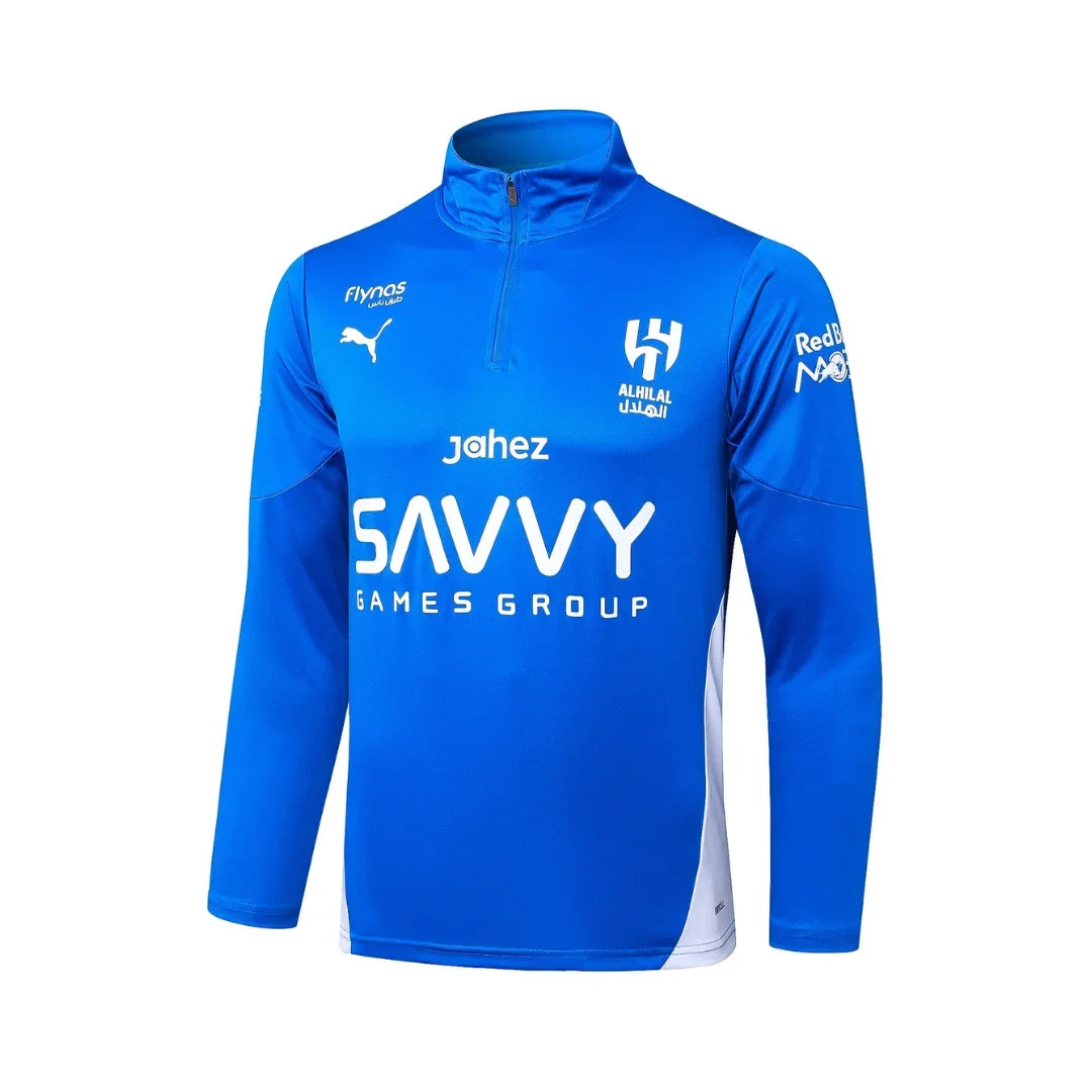 Al Hilal Blue Tracksuit - back view