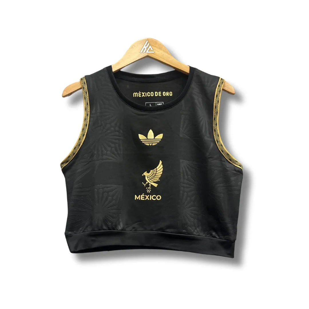 Mexico de Oro Women 25/26 Crop Top - front view