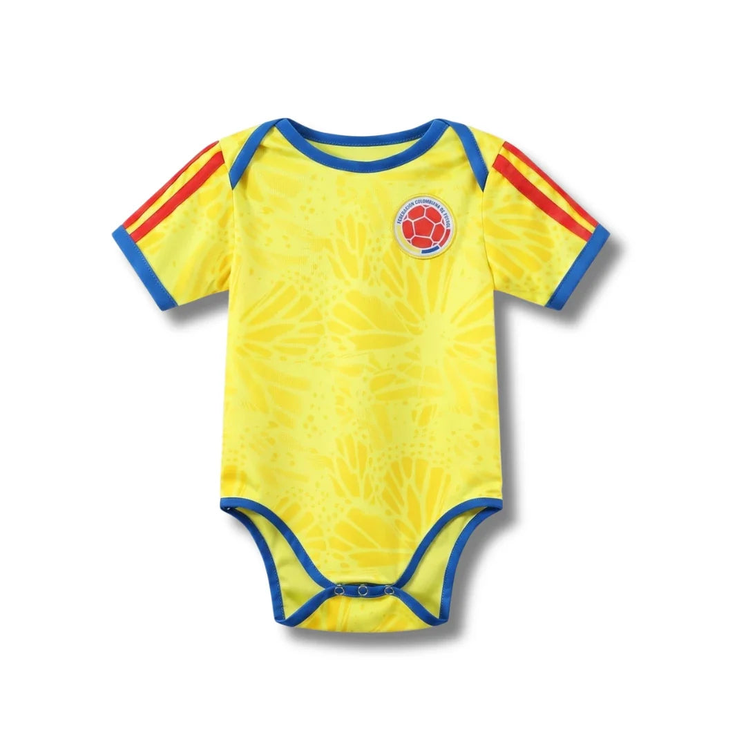 Colombia Yellow 2026 - Baby Bodysuit - front view