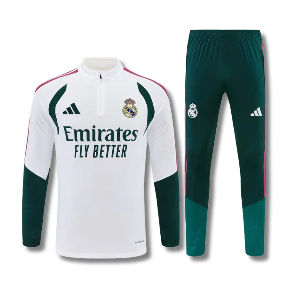 Real Madrid White/Navy Tracksuit 26/27
