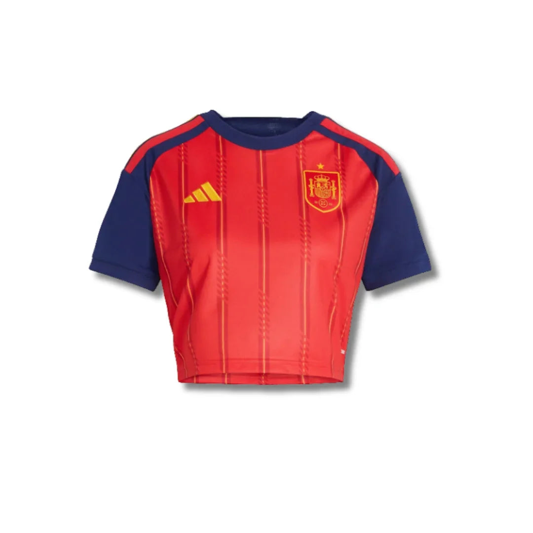 Spain Women WC Crop Top - Home - front view
