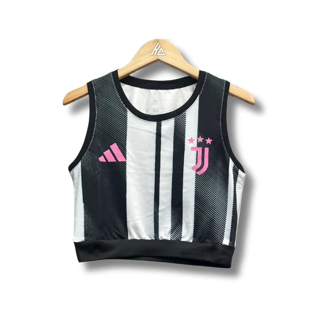 Juventus Women 25/26 Crop Top - Home - front view