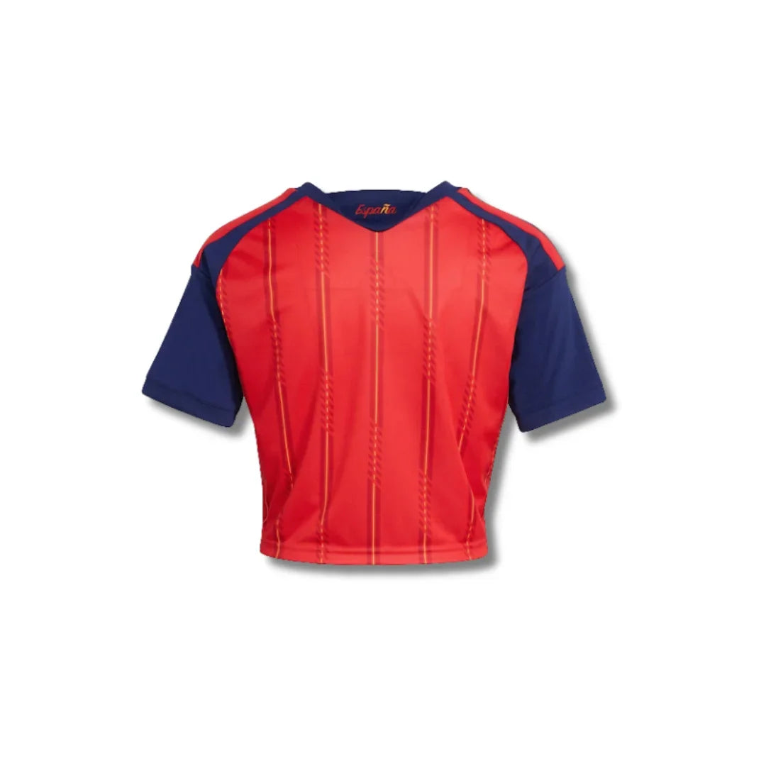 Spain Women WC Crop Top - Home - back view