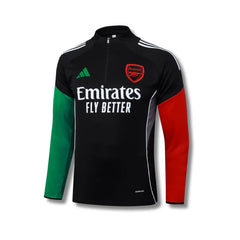 Arsenal Black/Red/Green Tracksuit - back view