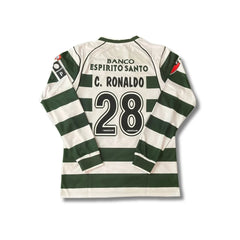 Sporting CP 2003/04 Long Sleeve - Home - back view
