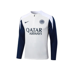 Inter Milan White/Navy Tracksuit - back view