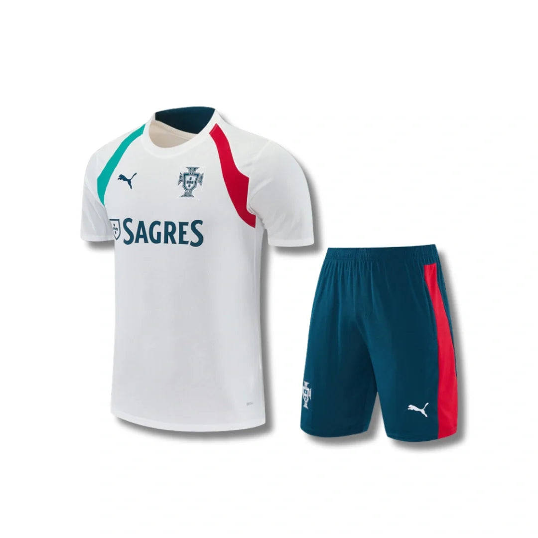 Portugal 26/27 White Training Set - front view