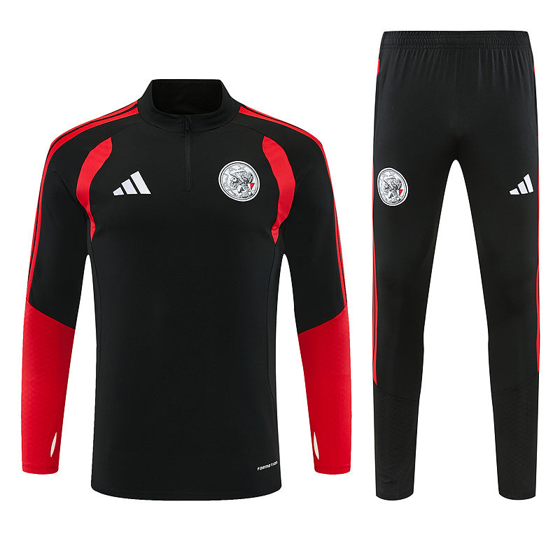 Ajax 26/27 Kids Tracksuit - Quarter Zip - front view