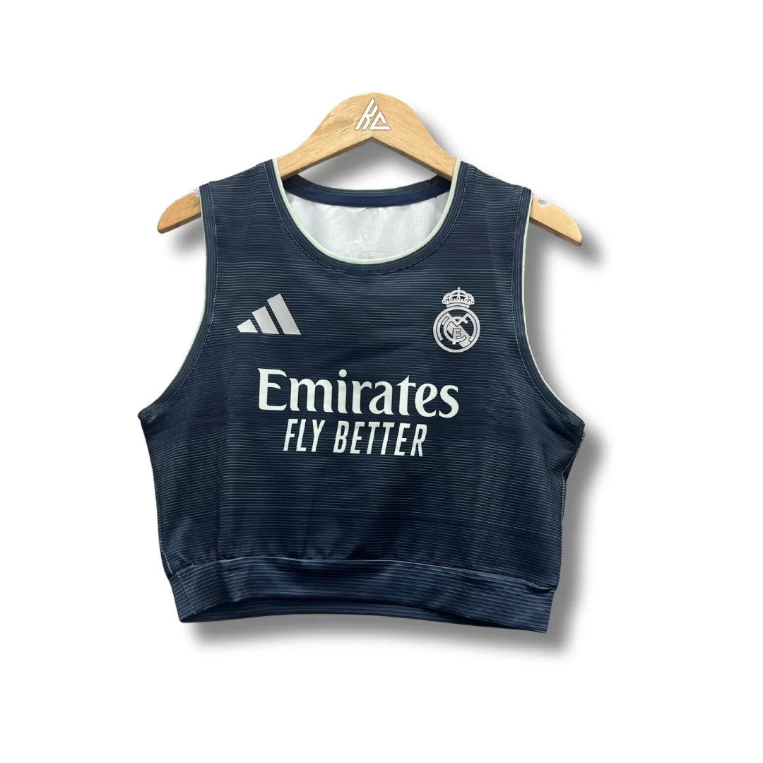 Real Madrid Women 25/26 Crop Top - Away - front view