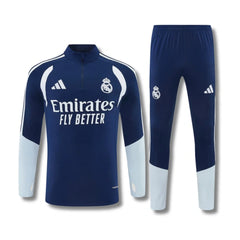 Real Madrid Navy Tracksuit 26/27 - front view