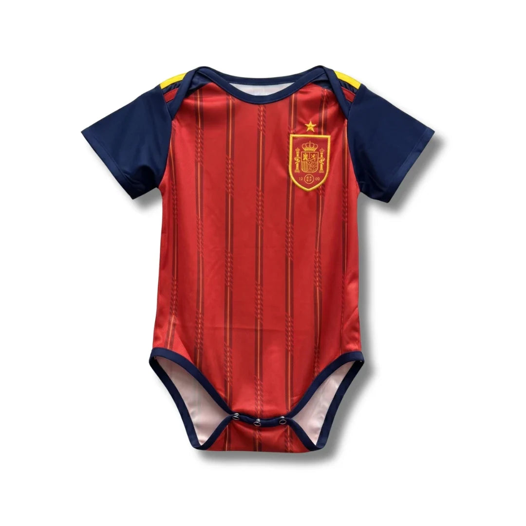 Spain Red 2026 - Baby Bodysuit - front view