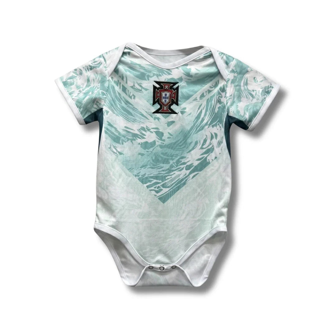Portugal White/Blue 2026 - Baby Bodysuit - front view