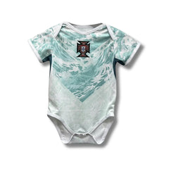 Portugal White/Blue 2026 - Baby Bodysuit - front view