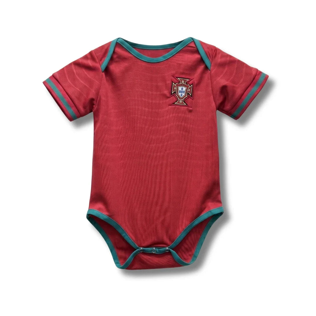Portugal Red 2026 - Baby Bodysuit - front view