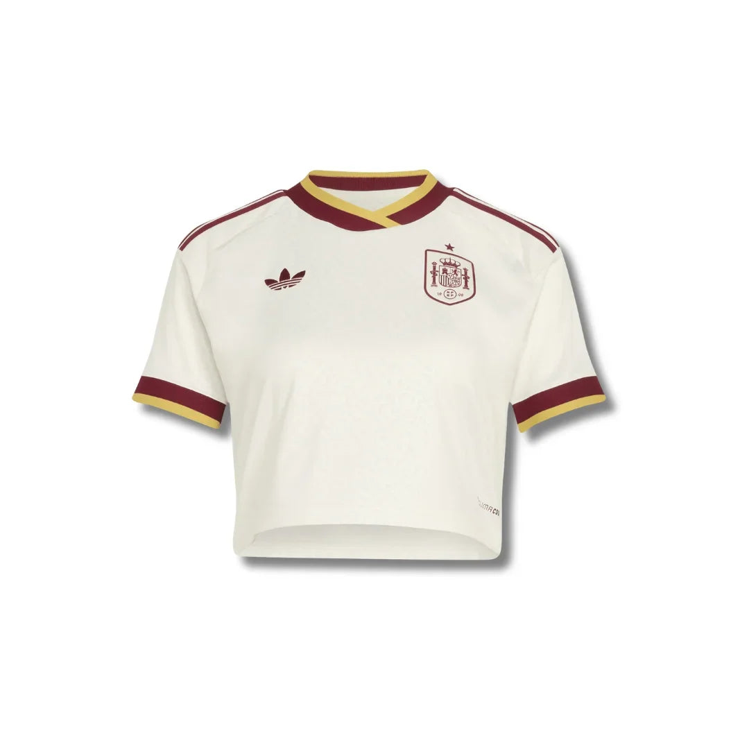 Spain Women WC Crop Top - Away - front view
