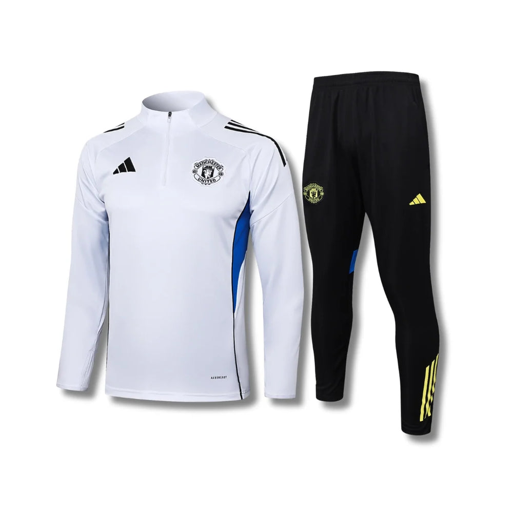 Manchester United White/Blue Tracksuit