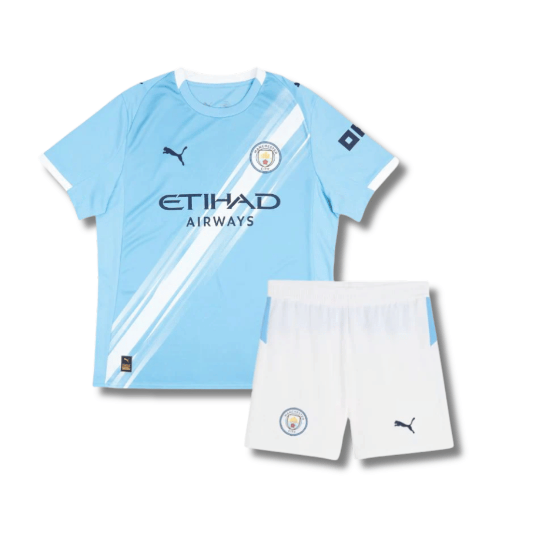 Man City Home 2025 - Kids - front view