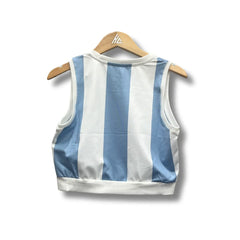 Argentina Women 25/26 Crop Top - Home - back view