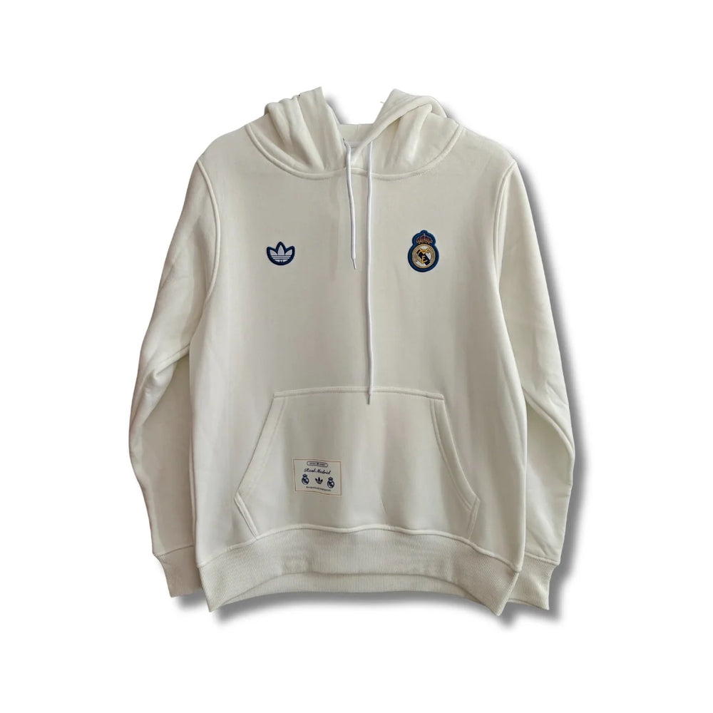 Real Madrid White Hoodie