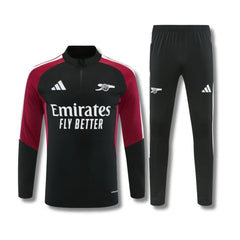 Arsenal Black/Red Tracksuit 26/27 - front view