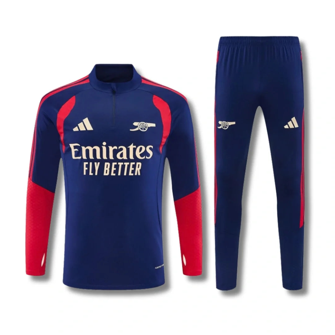 Arsenal Navy Tracksuit 26/27 - front view