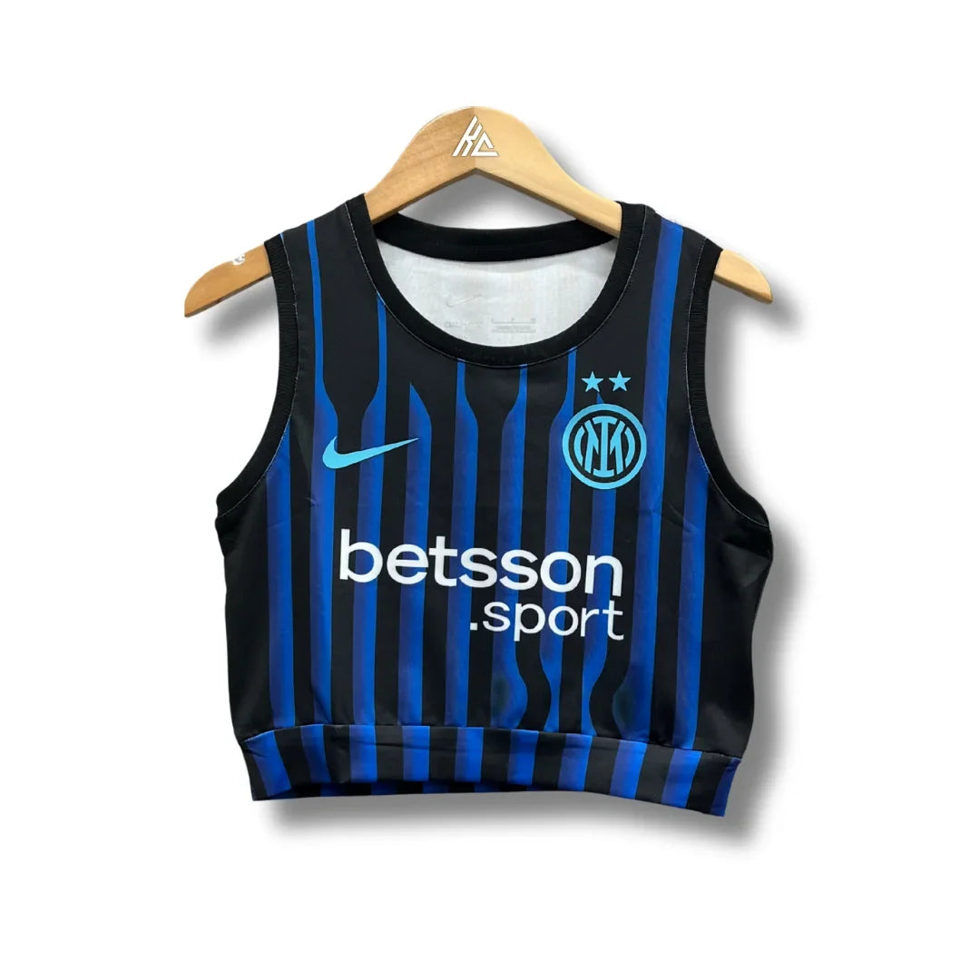 Inter Milan Women 25/26 Crop Top - Home - front view