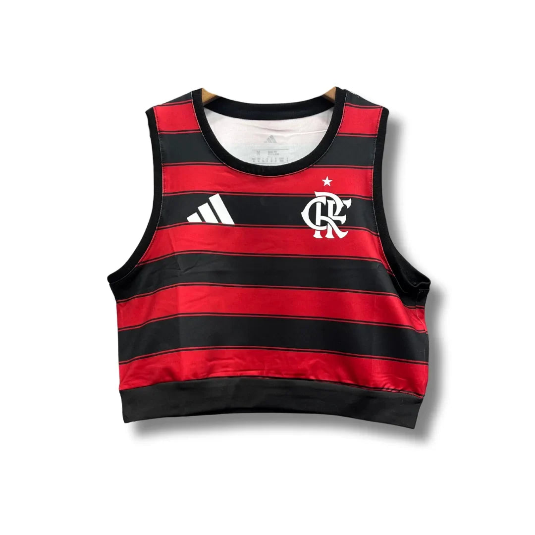 Flamengo Women 25/26 Crop Top - Home - front view