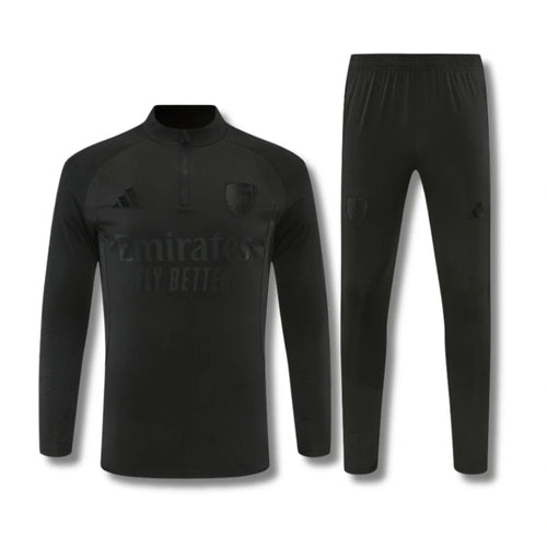 Arsenal Black Tracksuit 26/27 - image 1