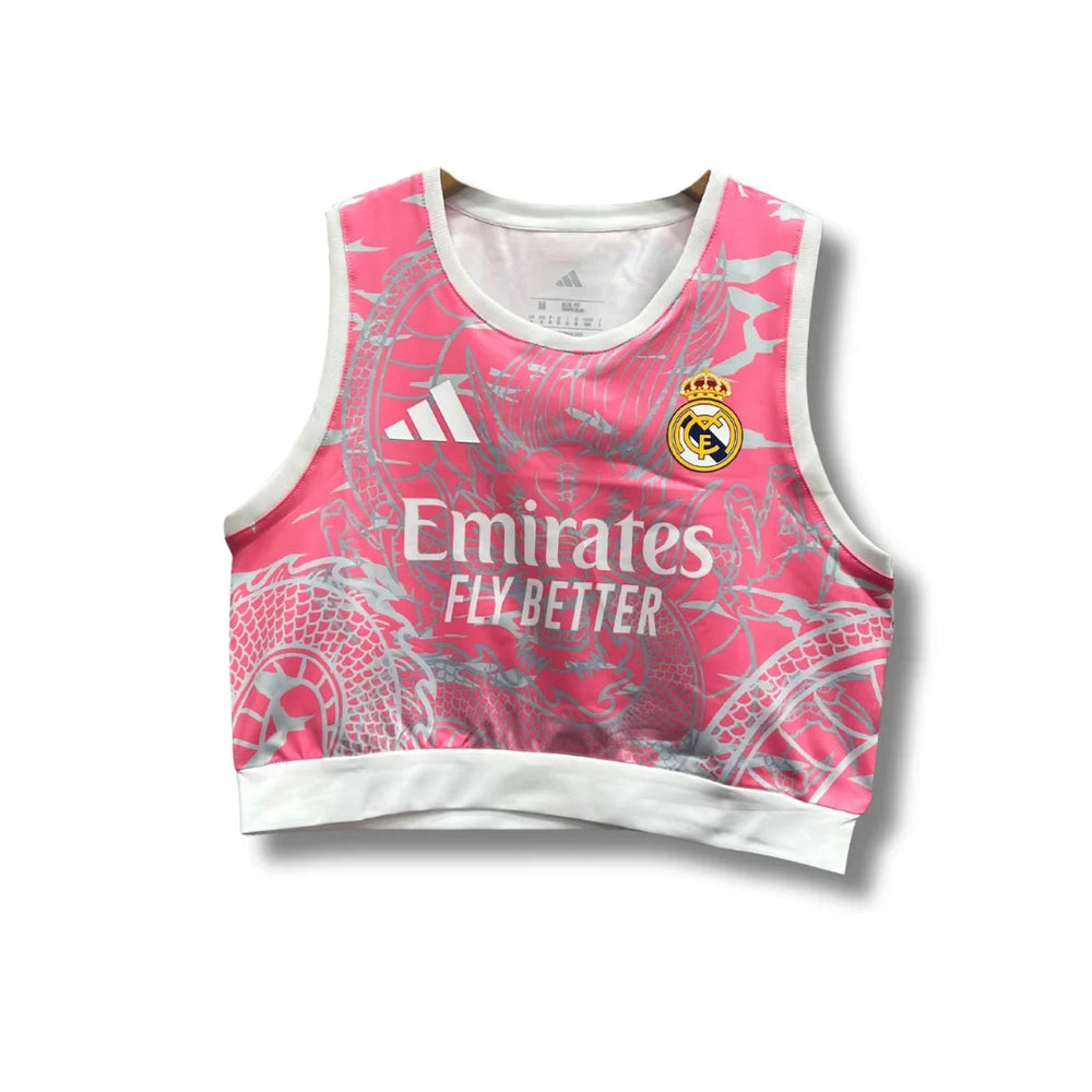 Real Madrid Pink Dragon Women 25/26 Crop Top - Special